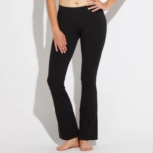 Pact Organic Cotton Flare Yoga Pants Leggings L